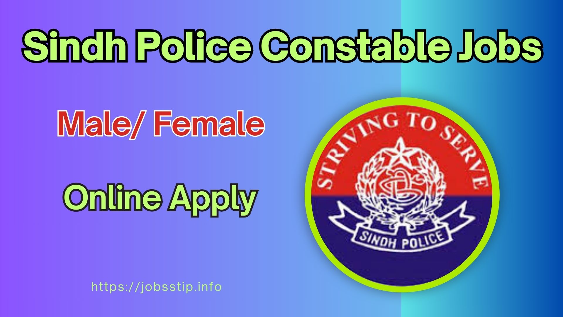 Sindh Police Constable Jobs